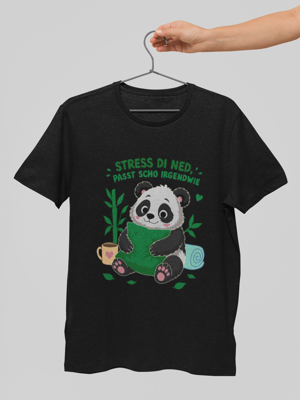 Stress di ned | T-Shirt Herren Rundhals | Alpenyx