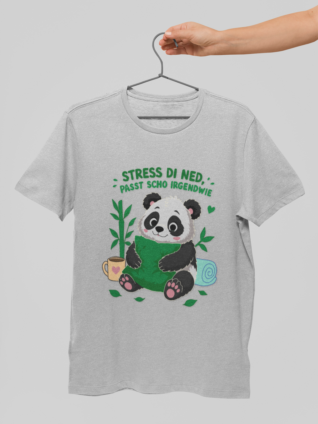 Stress di ned | T-Shirt Herren Rundhals | Alpenyx