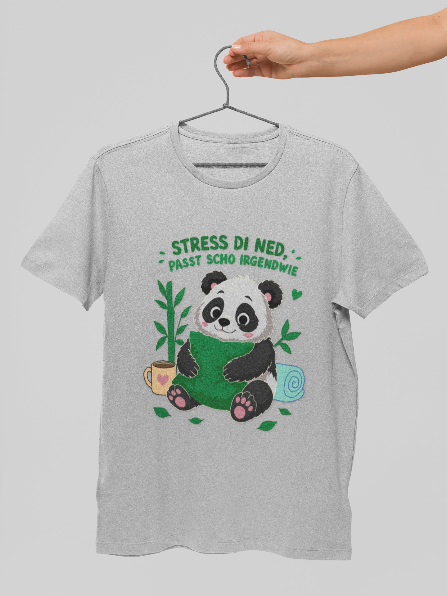 Stress di ned | T-Shirt Herren Rundhals | Alpenyx