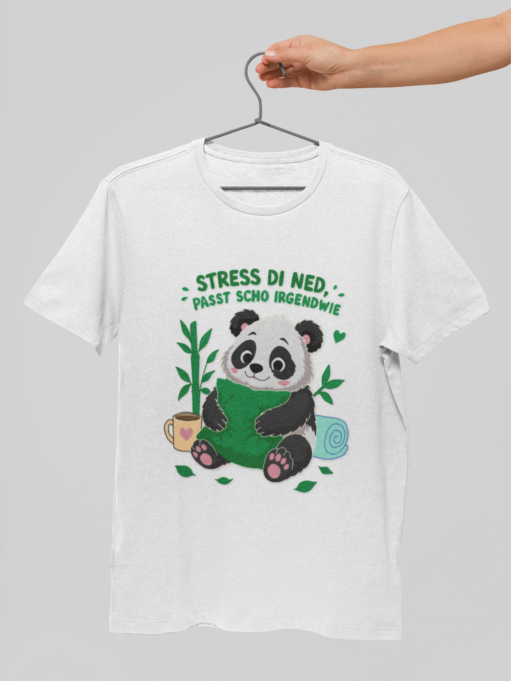 Stress di ned | T-Shirt Herren Rundhals | Alpenyx