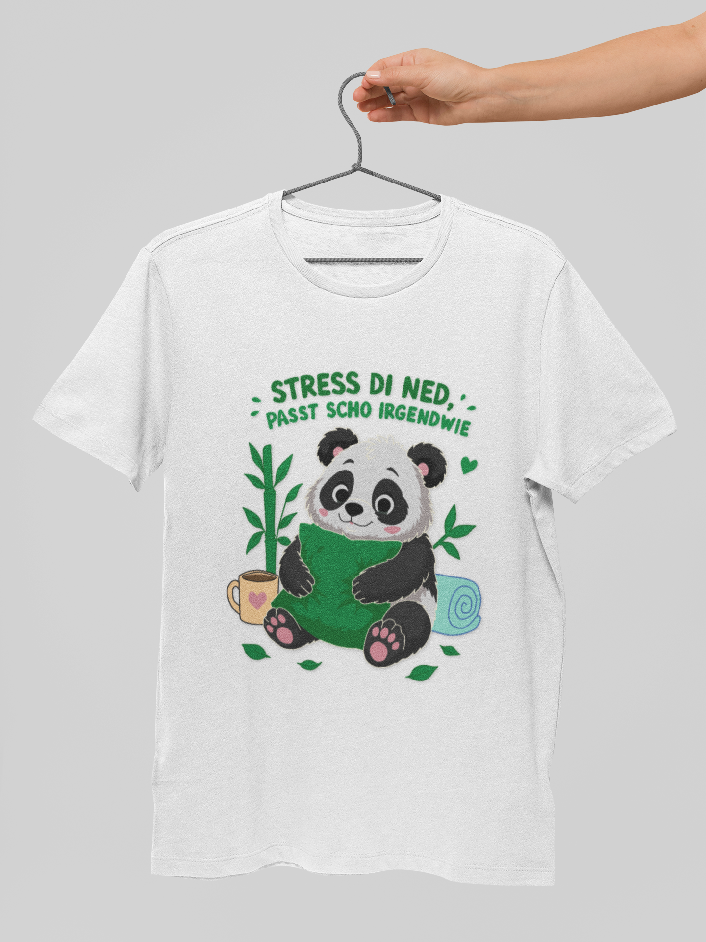 Stress di ned | T-Shirt Herren Rundhals | Alpenyx