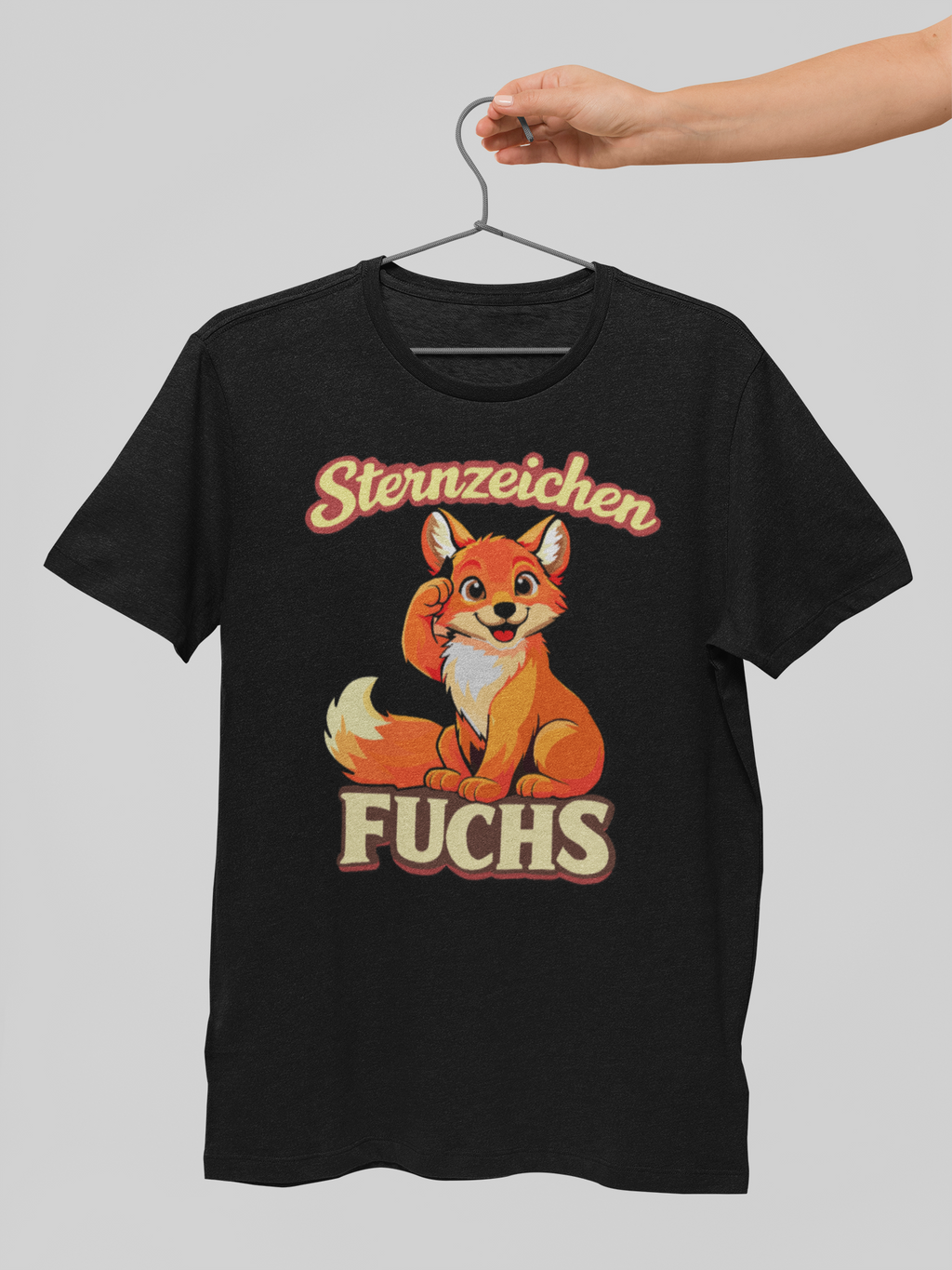Sternzeichen Fuchs | T-Shirt Herren Rundhals | Alpenyx