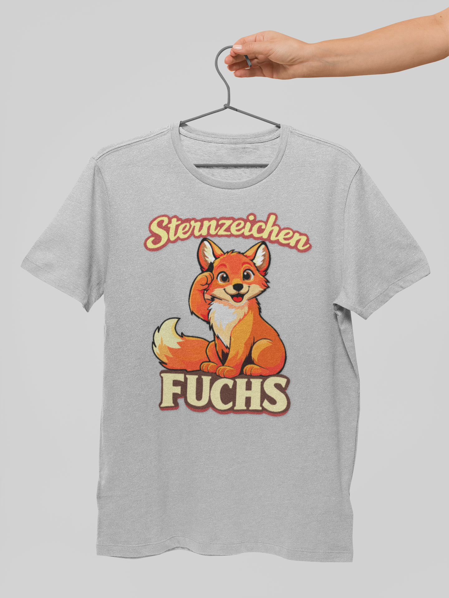 Sternzeichen Fuchs | T-Shirt Herren Rundhals | Alpenyx