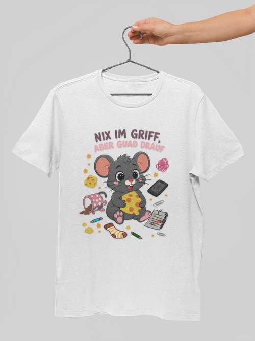 Chaosmaus | T-Shirt Herren Rundhals | Alpenyx