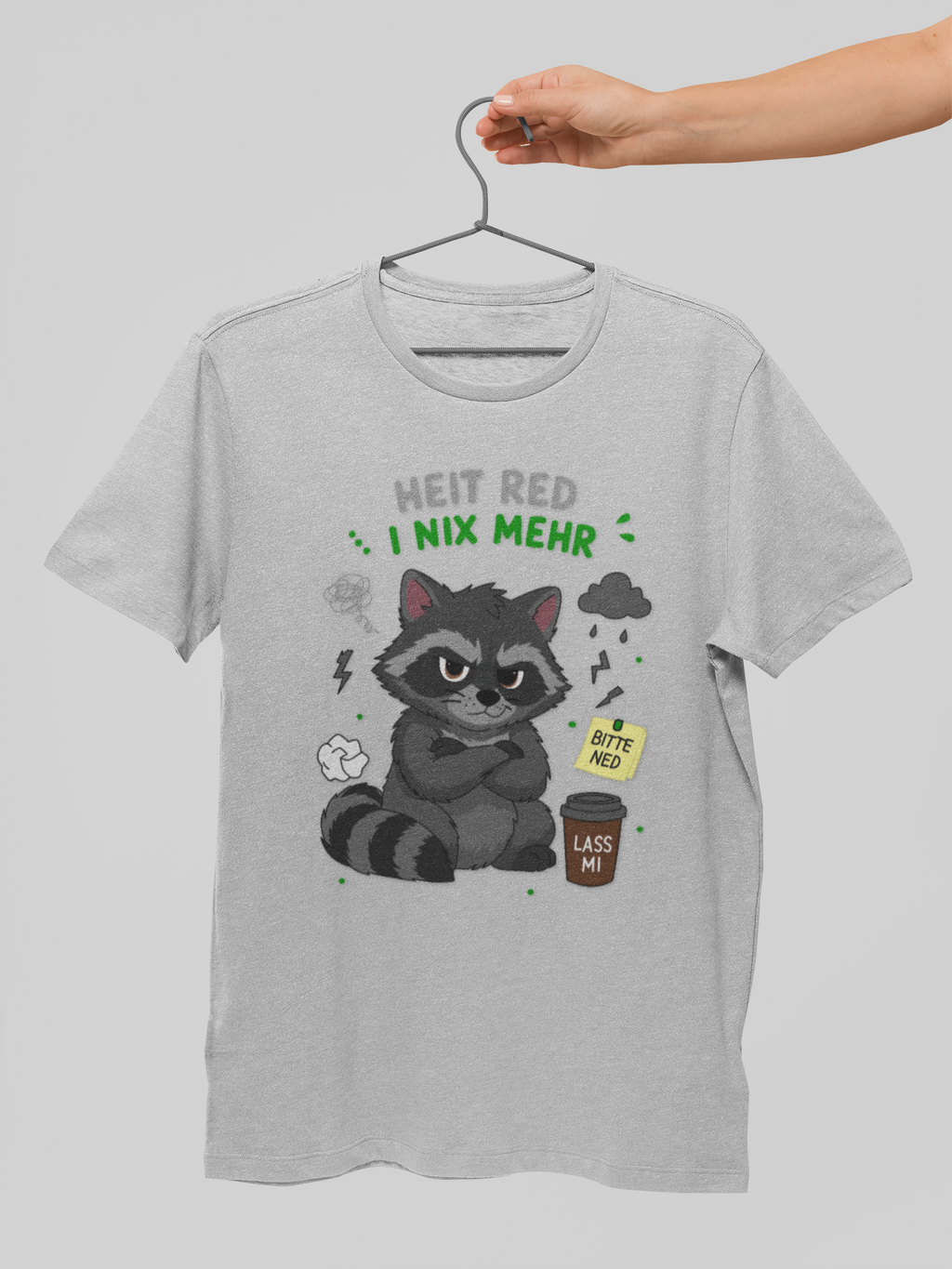 Heit red i nix mehr | T-Shirt Herren Rundhals | Alpenyx