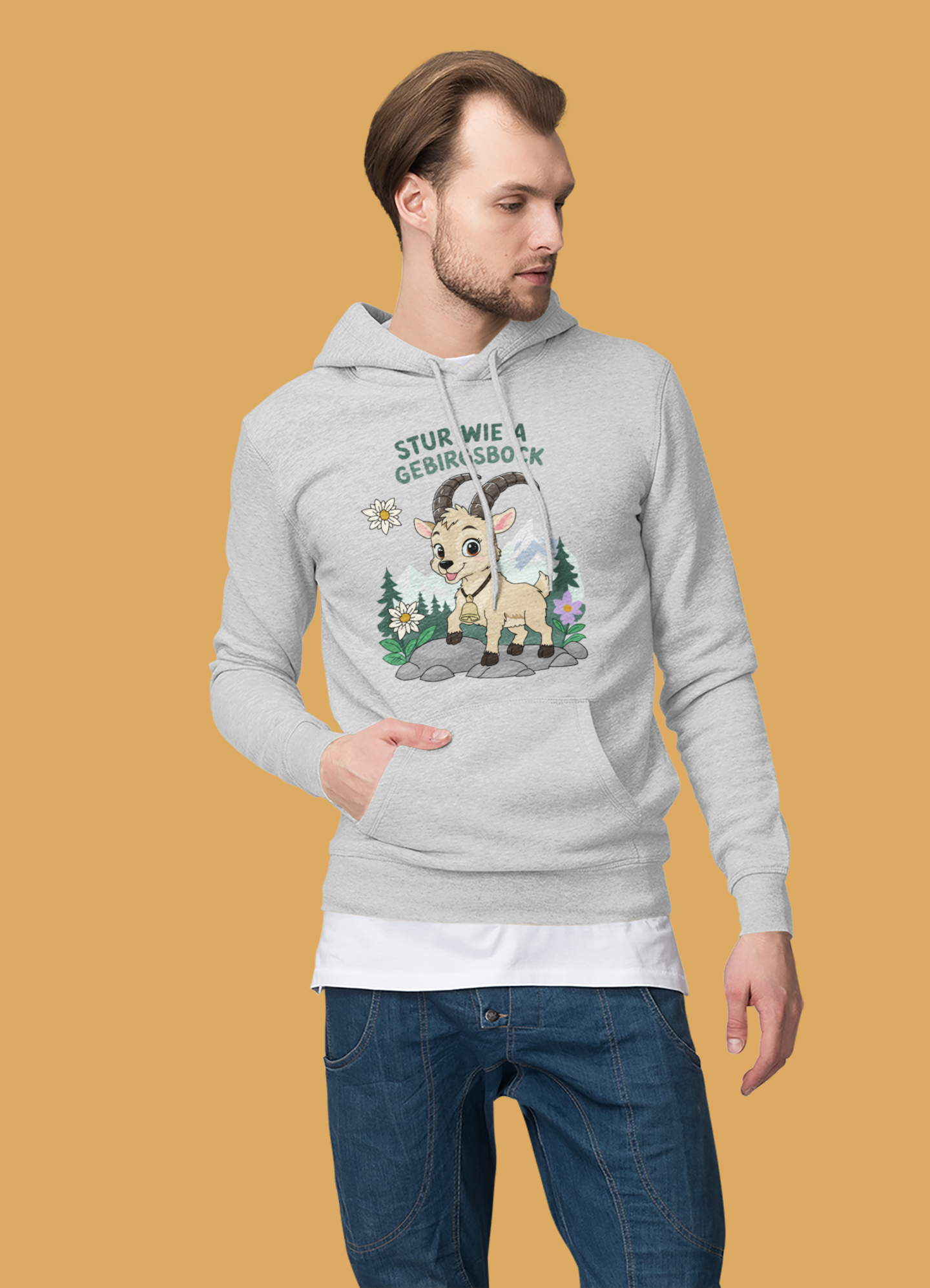 Gebirgsbock - Hoodie Herren