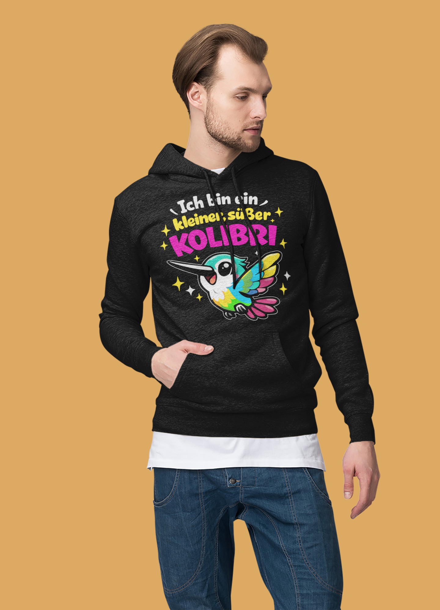 Kleiner, süßer Kolibri - Hoodie Herren