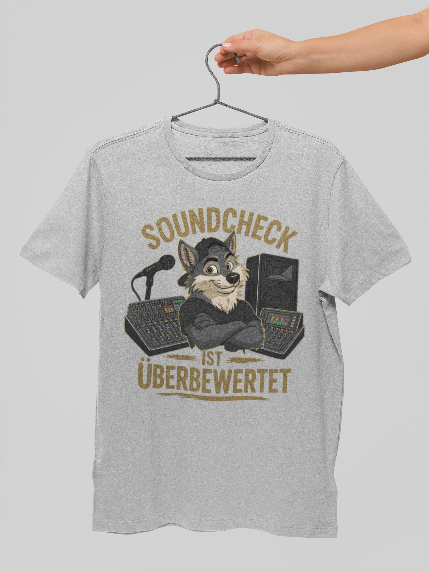 Soundcheck wird überbewertet | T-Shirt Herren Rundhals | Alpenyx