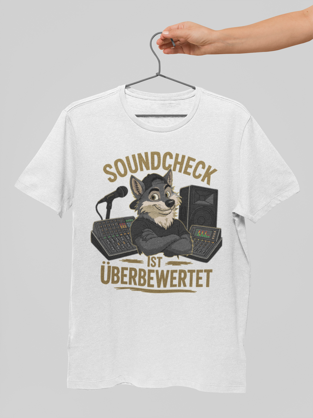 Soundcheck wird überbewertet | T-Shirt Herren Rundhals | Alpenyx